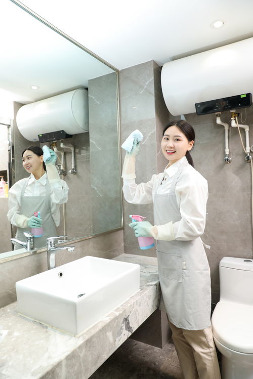 設圖網保姆保潔服務女性人物攝影圖 攝影