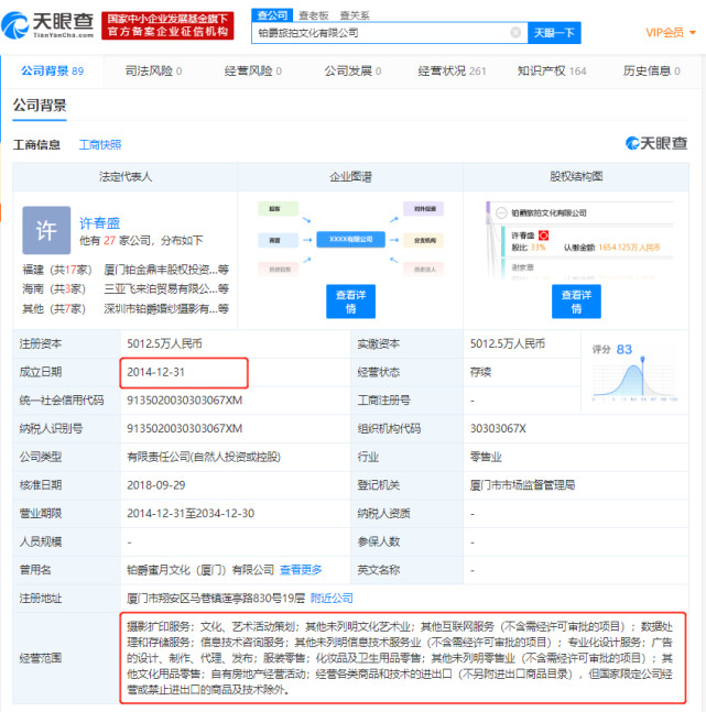 鉑爵旅拍被指&ldquo;圈錢上億&rdquo; 控股企業曾因勞動合同糾紛被起訴