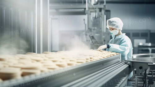 工廠生產流水線作業(yè)的工人jpeg格式圖片下載 熊貓辦公